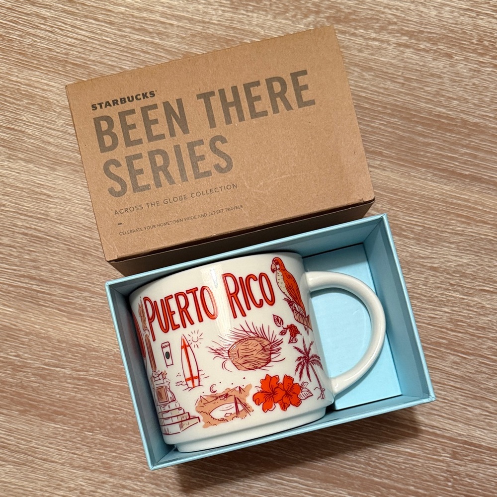 Starbucks Puerto Rico Souvenir Mug - Red and White